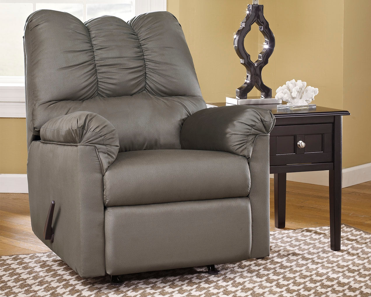 Tampa Furniture Outlet Lutz - Ashley Furniture - Darcy Living Room - Rocker Recliner / Cobblestone - 7500525