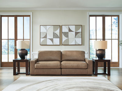 Tampa Furniture Outlet Lutz - Ashley Furniture - Veronella Sectional - RAF 2-Piece Sectional Sofa / Sahara - 76106S1