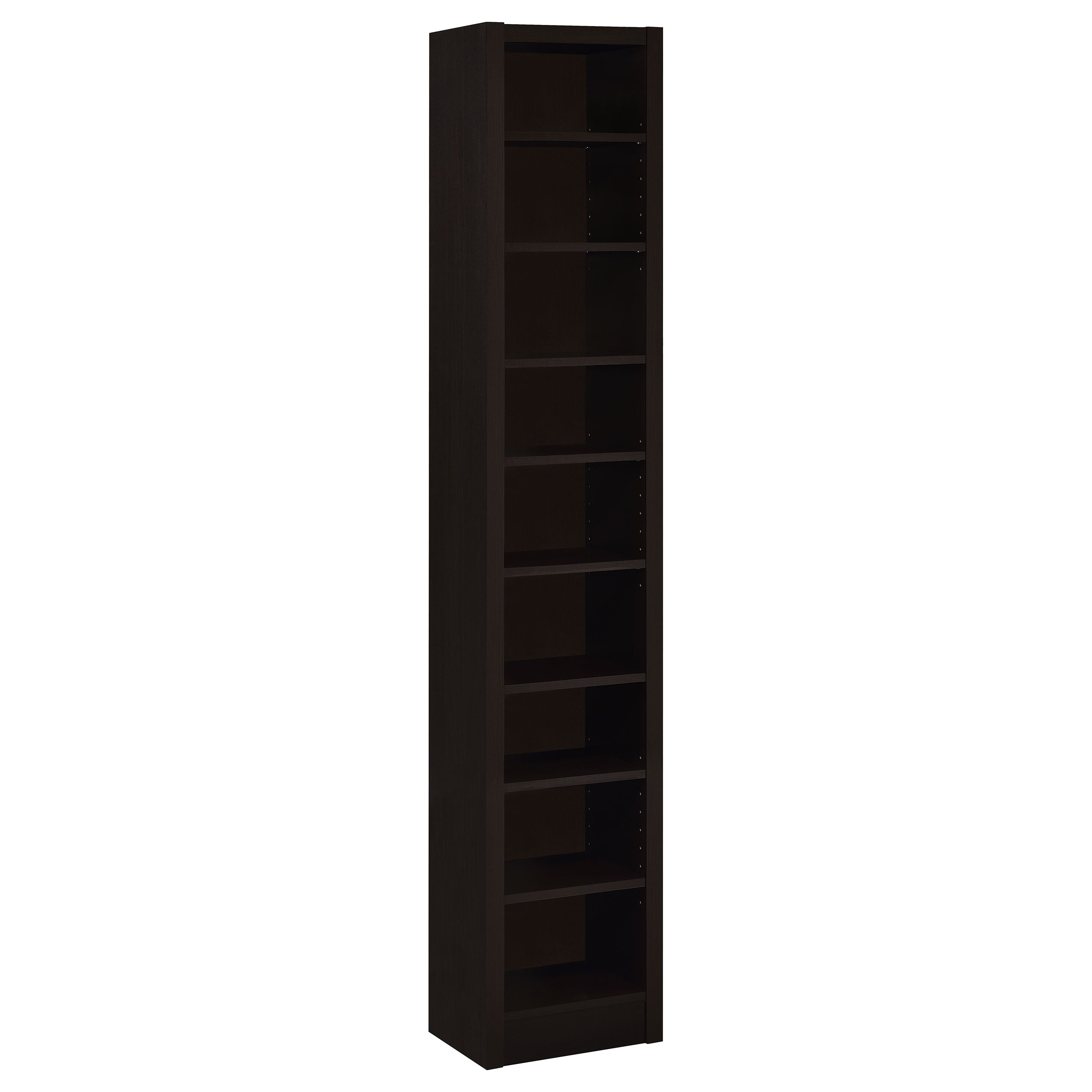 Tampa Furniture Outlet - Coaster - Eliam 71-inch 8-shelf Bookcase Cappuccino - 800285