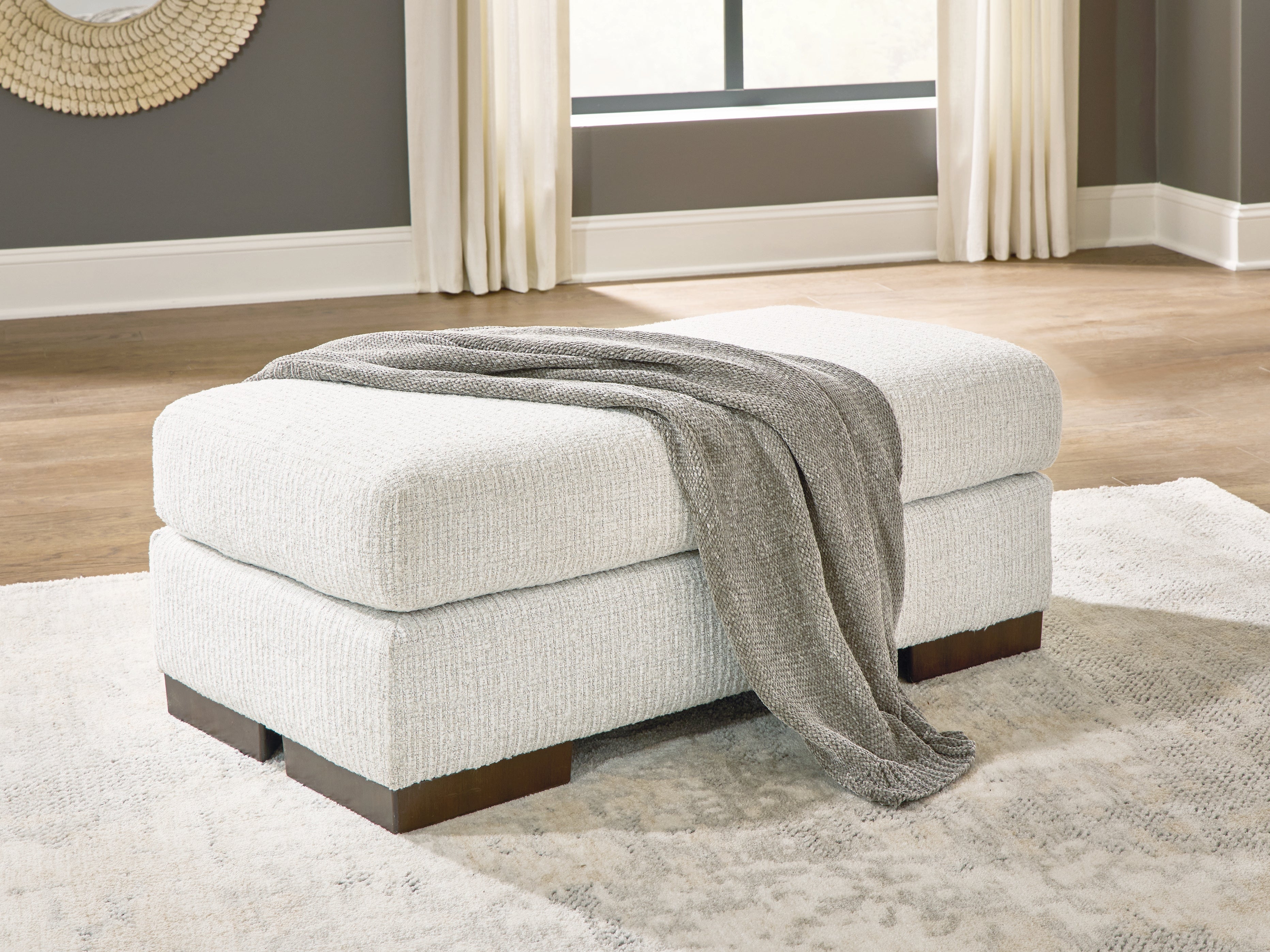 Tampa Furniture Outlet Lutz - Ashley Furniture - Hartside Living Room - Ottoman / Frosted - 8010414