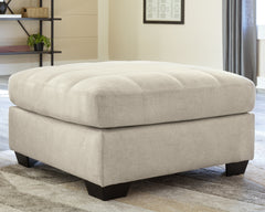 Tampa Furniture Outlet Lutz - Ashley Furniture - Falkirk Living Room - Oversized Accent Ottoman / Parchment - 8080608
