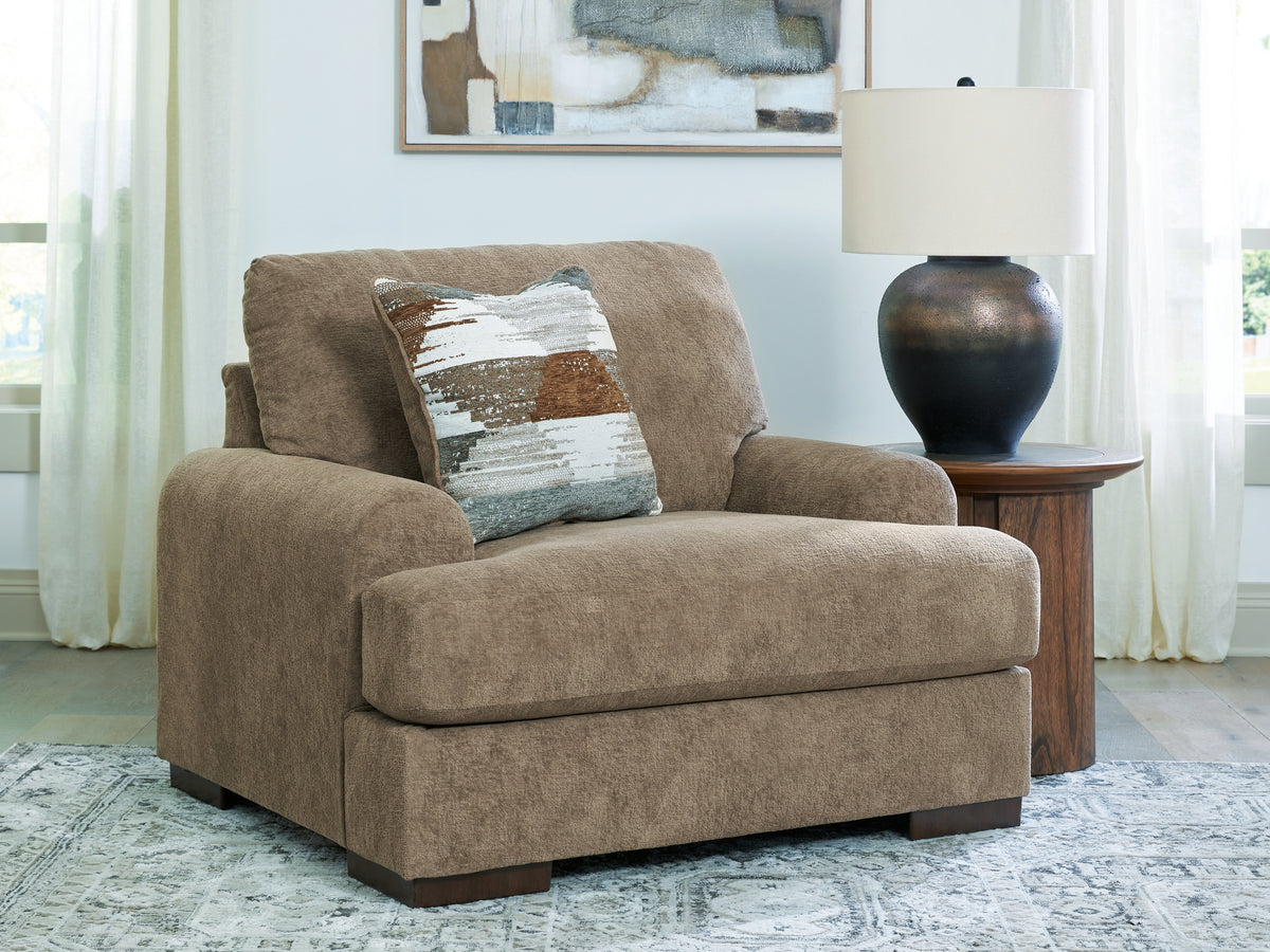 Tampa Furniture Outlet Lutz - Ashley Furniture - Jayne Park Living Room - Chair and a Half - PC8150523