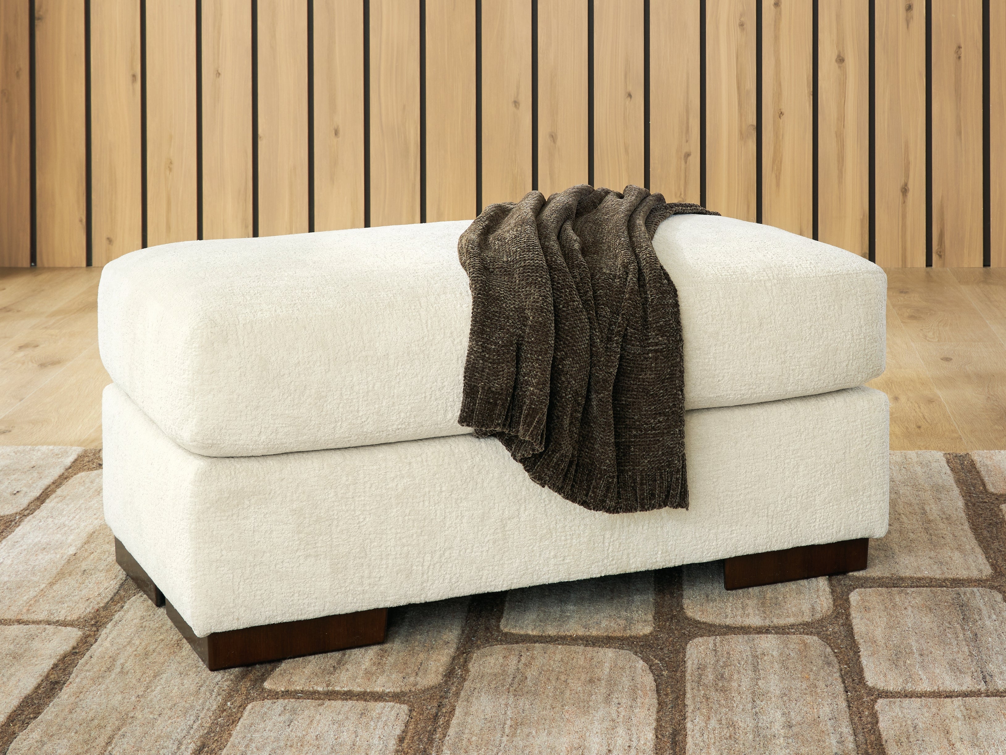 Tampa Furniture Outlet Lutz - Ashley Furniture - Jayne Park Living Room - Ottoman / Sand - PC8150614