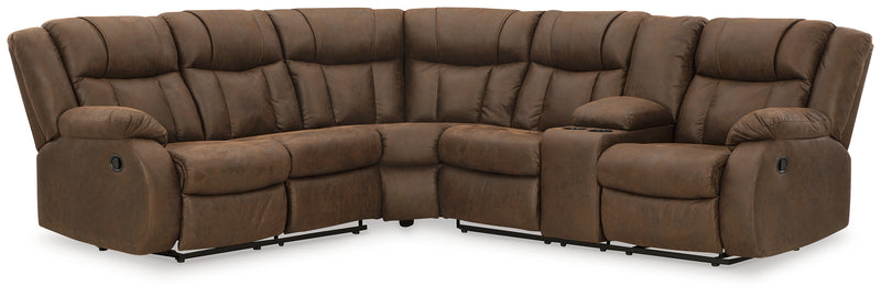 Tampa Furniture Outlet Lutz - Ashley Furniture - Trail Boys Sectionals - 2-Piece Reclining Sectional - 82703S1