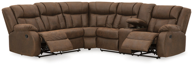 Tampa Furniture Outlet Lutz - Ashley Furniture - Trail Boys Sectionals - 2-Piece Reclining Sectional - 82703S1