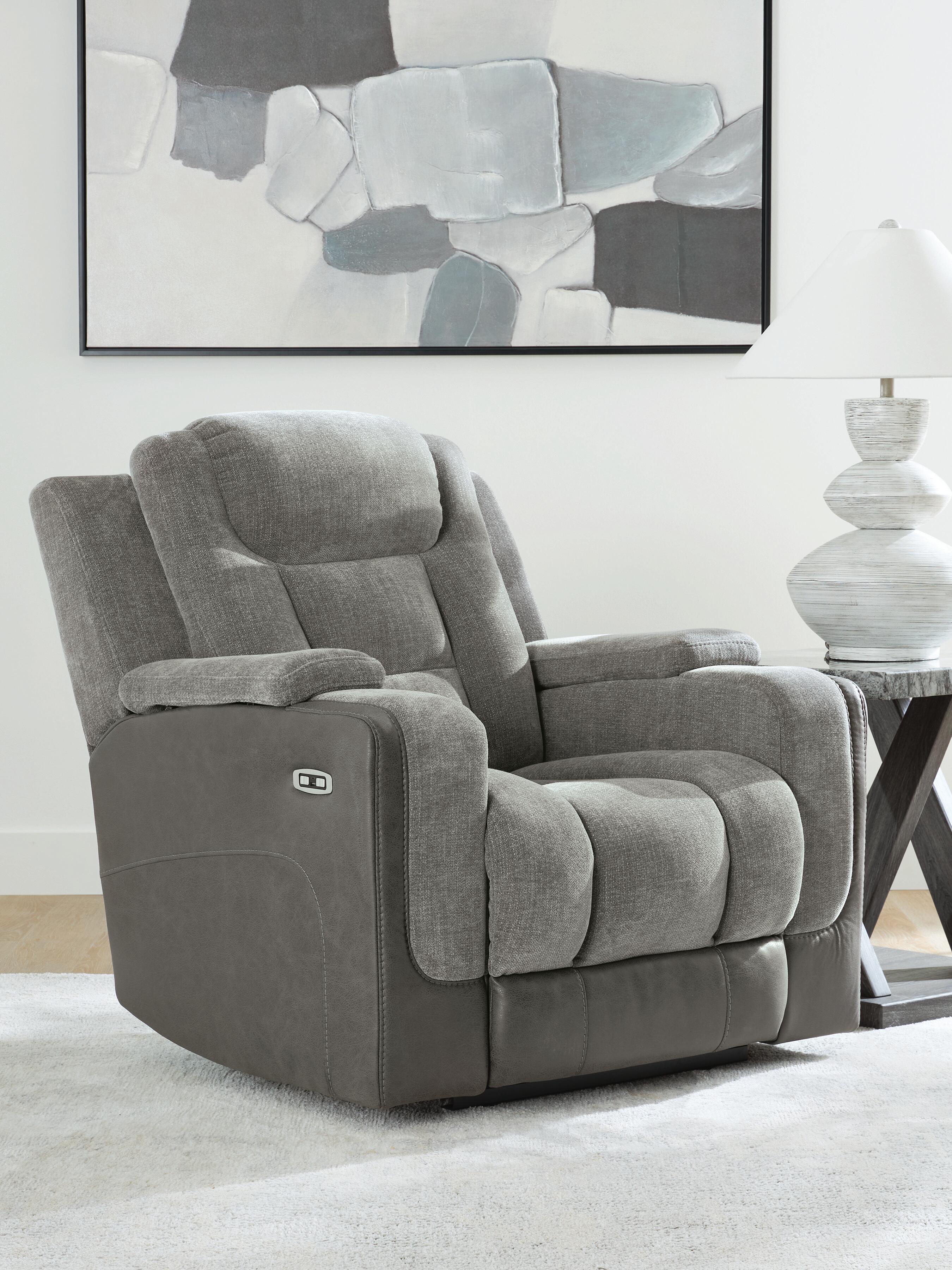 Tampa Furniture Outlet Lutz - Ashley Furniture - Mixed Motion Living Room - PWR Recliner/ADJ Headrest - PC8350513
