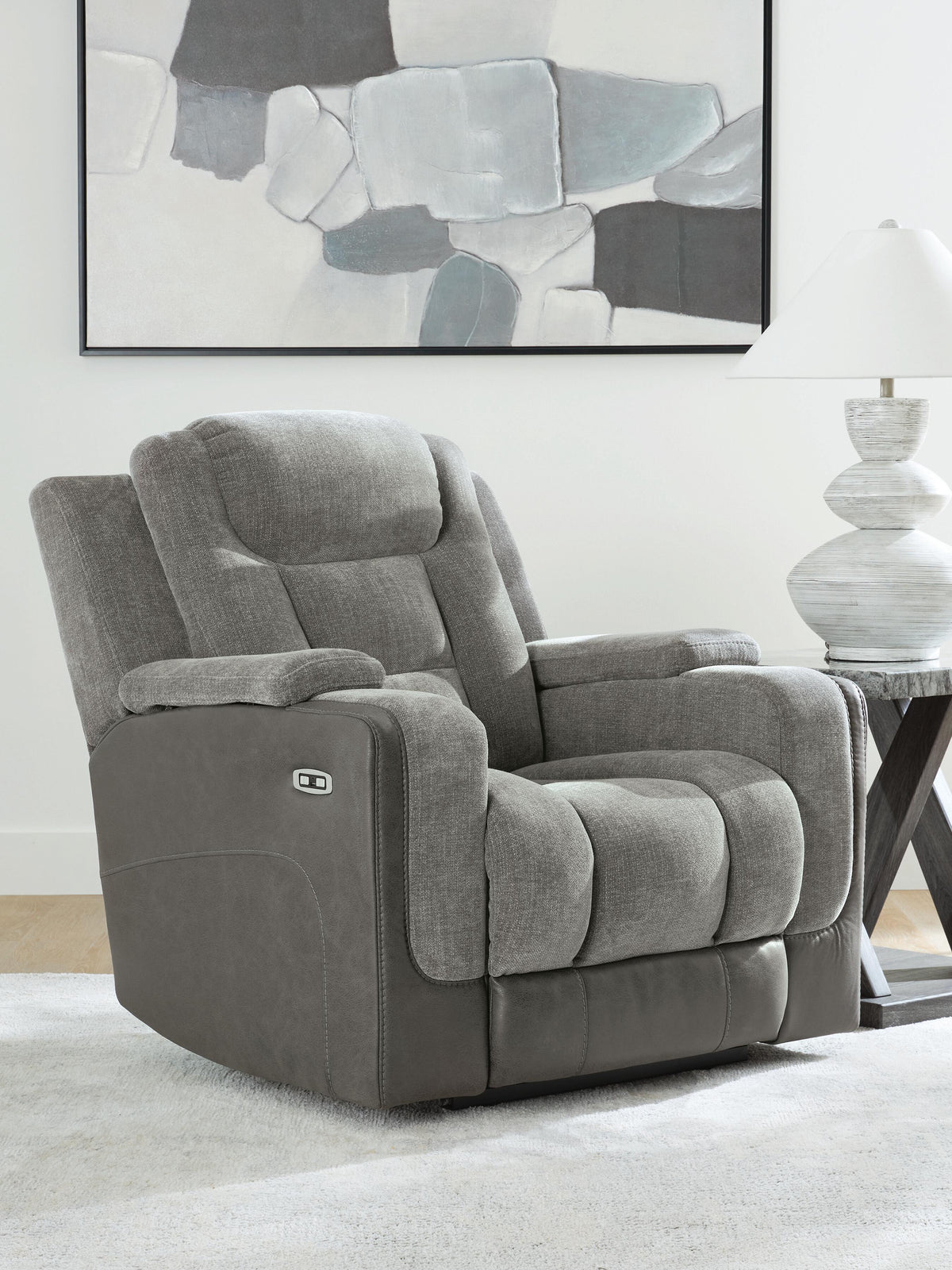 Tampa Furniture Outlet Lutz - Ashley Furniture - Mixed Motion Living Room - PWR Recliner/ADJ Headrest - PC8350513