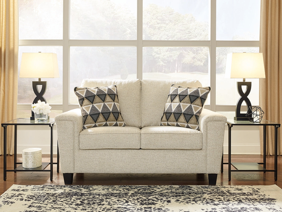 Tampa Furniture Outlet Lutz - Ashley Furniture - Abinger Living Room - Loveseat / Natural - 8390435