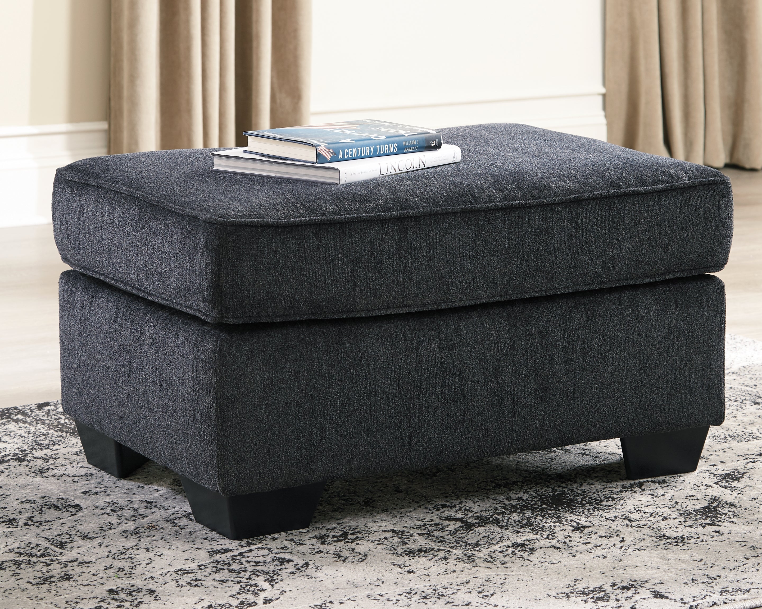 Tampa Furniture Outlet Lutz - Ashley Furniture - Altari Living Room - Ottoman / Slate - 8721314