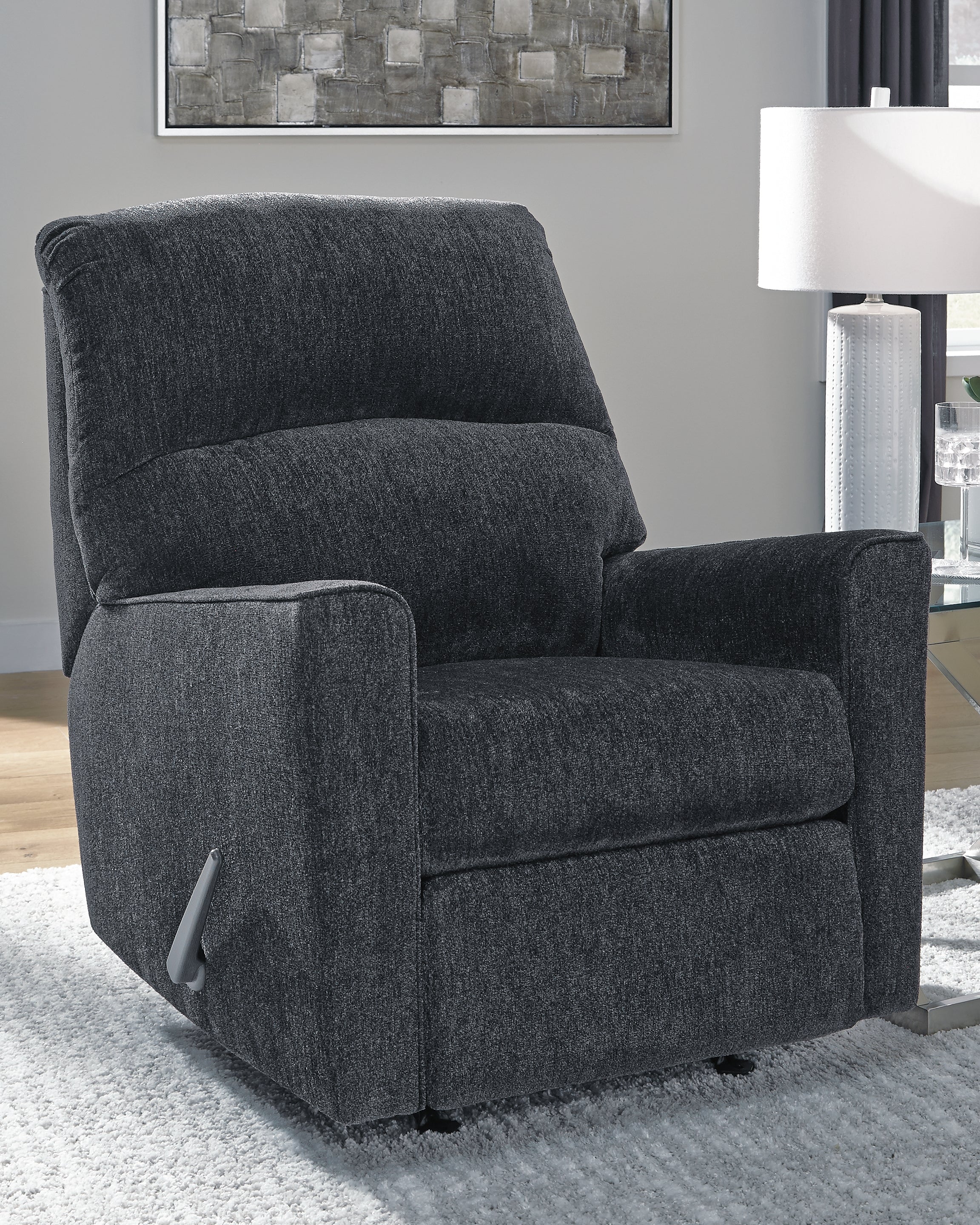 Tampa Furniture Outlet Lutz - Ashley Furniture - Altari Living Room - Rocker Recliner / Slate - 8721325