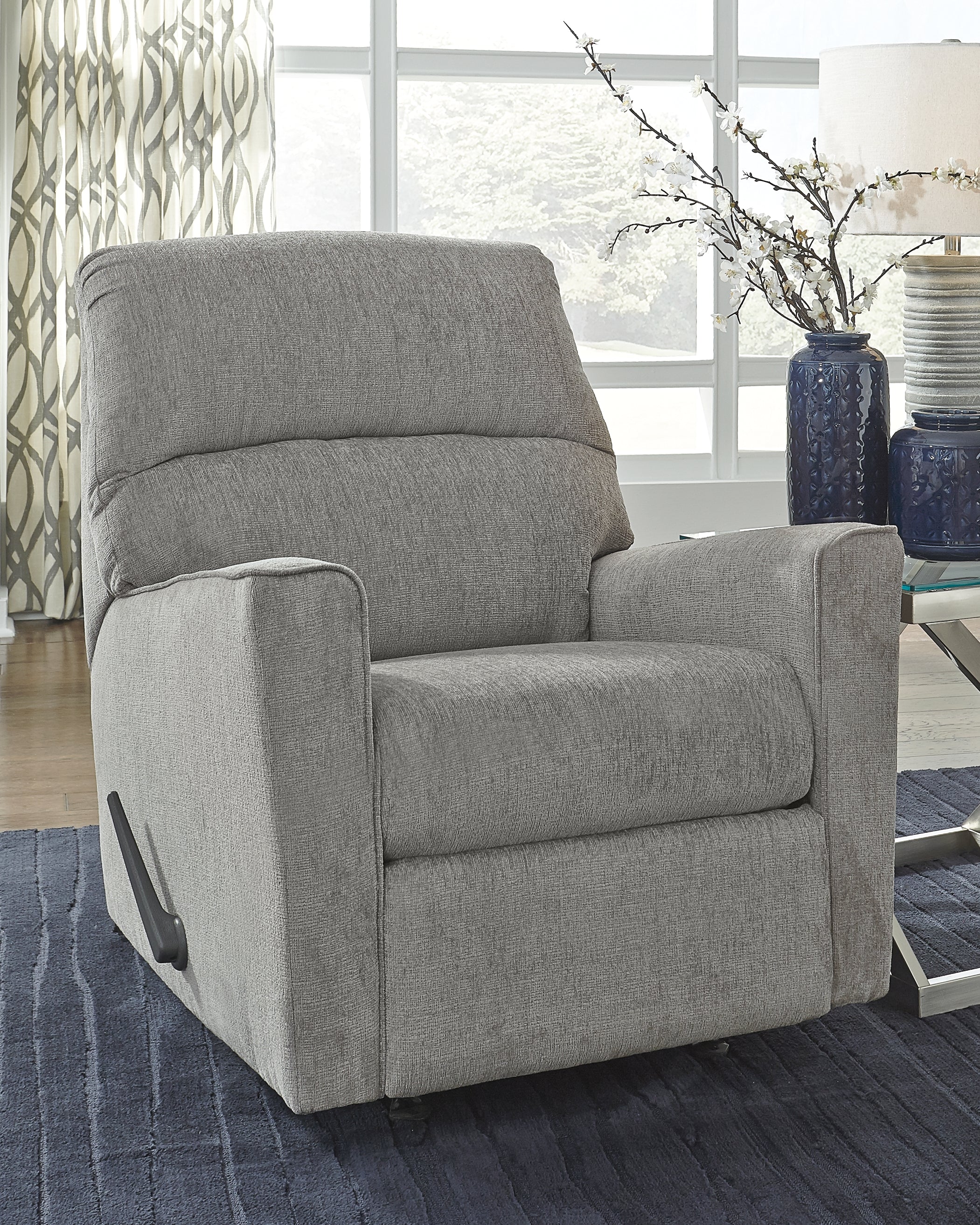 Tampa Furniture Outlet Lutz - Ashley Furniture - Altari Living Room - Rocker Recliner / Alloy - 8721425
