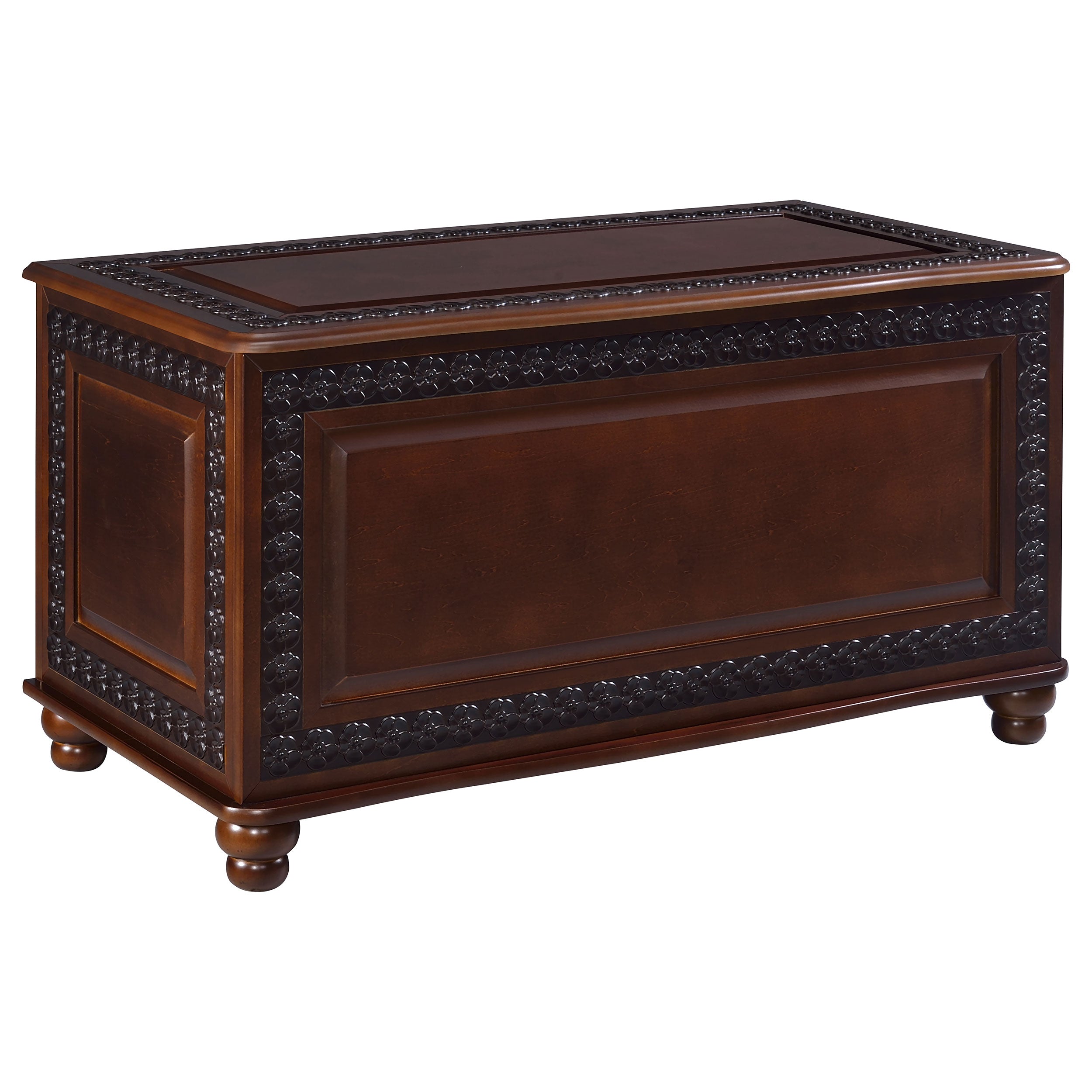 Tampa Furniture Outlet - Coaster - Finlay Cedar Chest Dark Tobacco - 900012