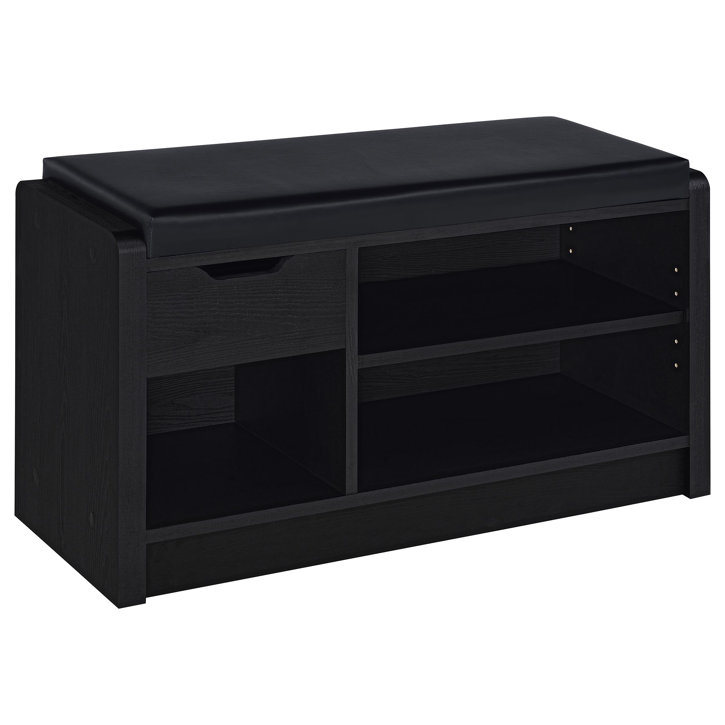 Tampa Furniture Outlet - Coaster - Arrington Storage Bench Black - 910323