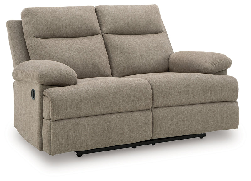 Tampa Furniture Outlet Lutz - Ashley Furniture - Side-Swipe Living Room - Reclining Loveseat / Mocha - PC9140586