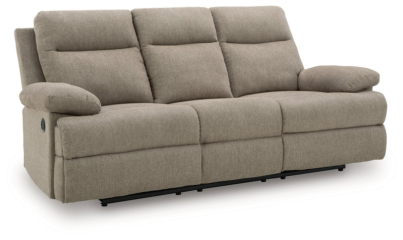 Tampa Furniture Outlet Lutz - Ashley Furniture - Side-Swipe Living Room - REC Sofa w/Drop Down Table / Mocha - PC9140589