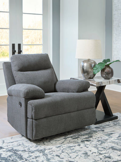 Tampa Furniture Outlet Lutz - Ashley Furniture - Side-Swipe Living Room - Rocker Recliner / Charcoal - PC9140625