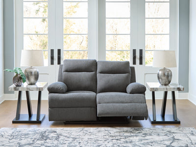 Tampa Furniture Outlet Lutz - Ashley Furniture - Side-Swipe Living Room - Reclining Loveseat / Charcoal - PC9140686