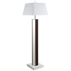 Tampa Furniture Outlet - Coaster - Elena 67-inch Square Tapered Mirrored Floor Lamp Brown - 920178