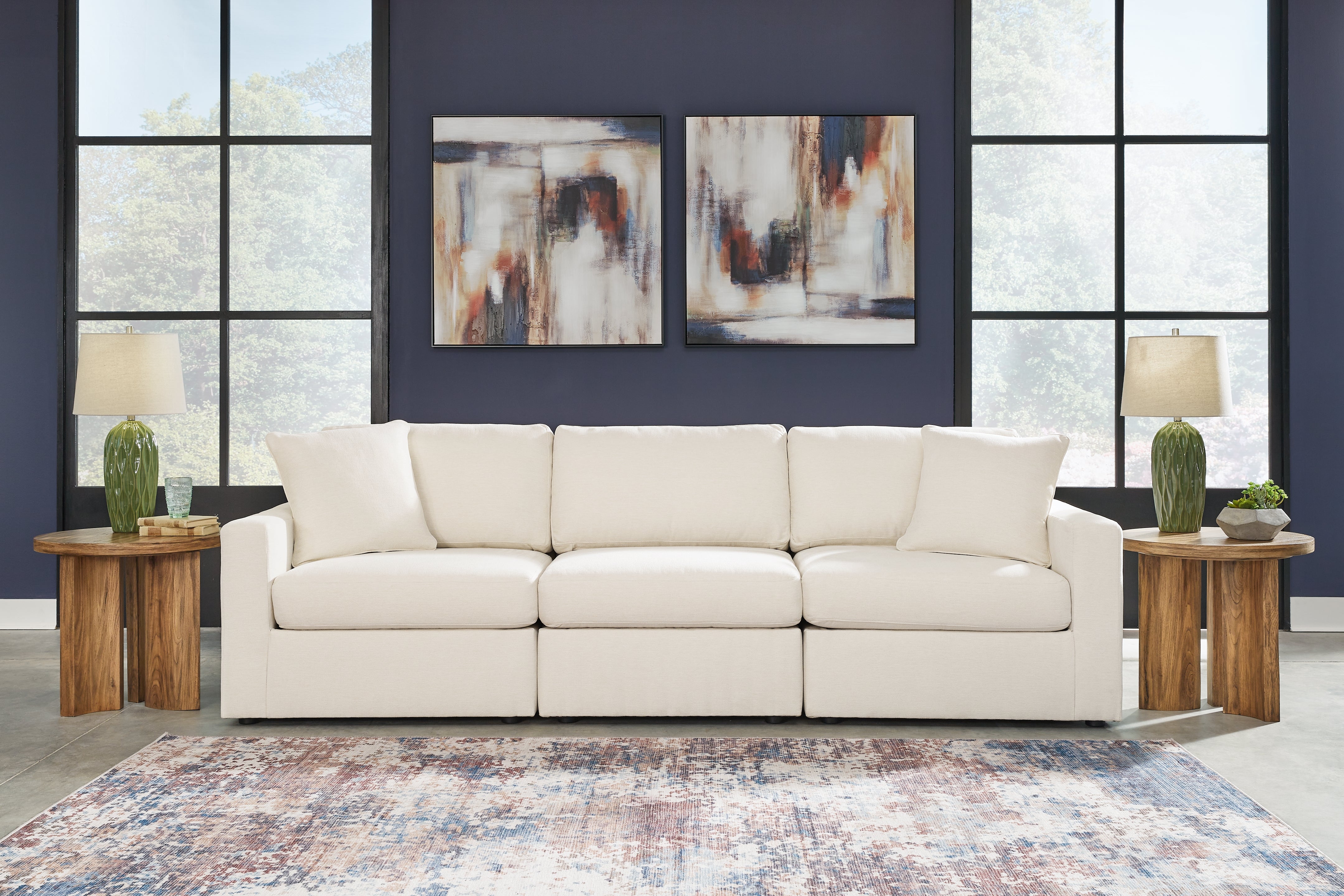 Tampa Furniture Outlet Lutz - Ashley Furniture - Modmax Sectional - RAF 3-Piece Sectional / Oyster - 92103S2
