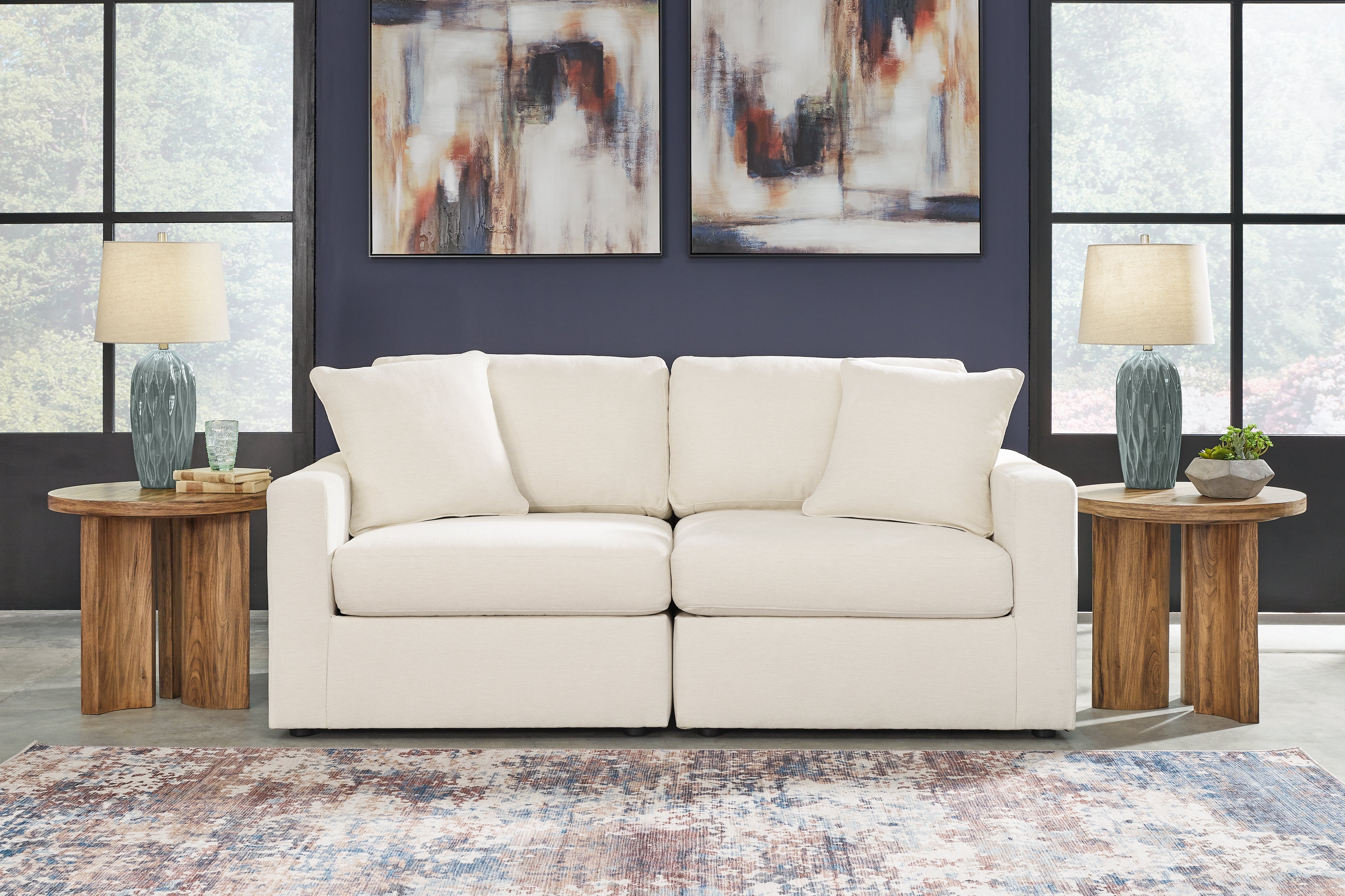Tampa Furniture Outlet Lutz - Ashley Furniture - Modmax Sectional - RAF 2-Piece Sectional / Oyster - 92103S1