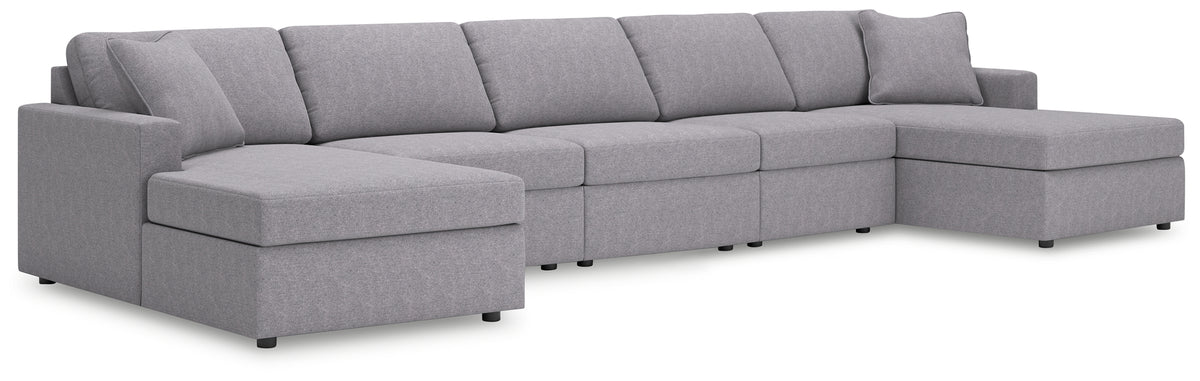 Tampa Furniture Outlet Lutz - Ashley Furniture - Modmax 5-Piece Double Chaise Sectional - 5-Piece Double Chaise Sectional - 92104S125