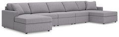 Tampa Furniture Outlet Lutz - Ashley Furniture - Modmax 5-Piece Double Chaise Sectional - 5-Piece Double Chaise Sectional - 92104S125