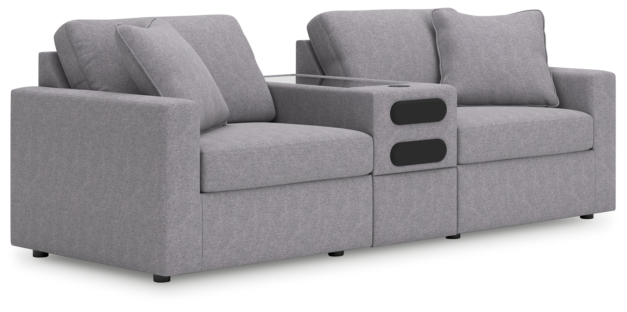 Tampa Furniture Outlet Lutz - Ashley Furniture - Modmax Sectional - RAF 3-Piece Sectional / Granite - 92104S13
