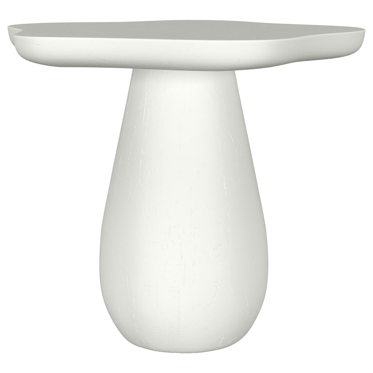 Tampa Furniture Outlet - Coaster - Perth 17-inch Side Table with Cloud-Shaped Top Off White - 930615