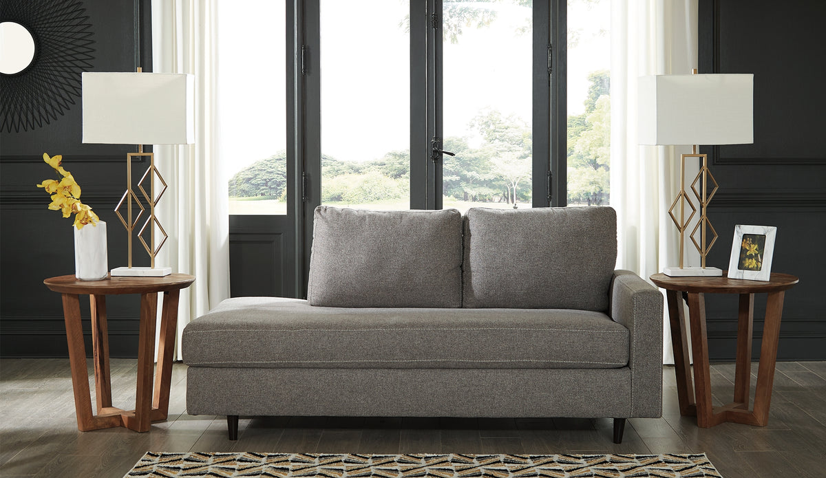 Tampa Furniture Outlet Lutz - Ashley Furniture - Lyman Living Room - RAF Corner Chaise / Graphite - 9330317