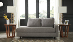 Tampa Furniture Outlet Lutz - Ashley Furniture - Lyman Living Room - RAF Corner Chaise / Graphite - 9330317