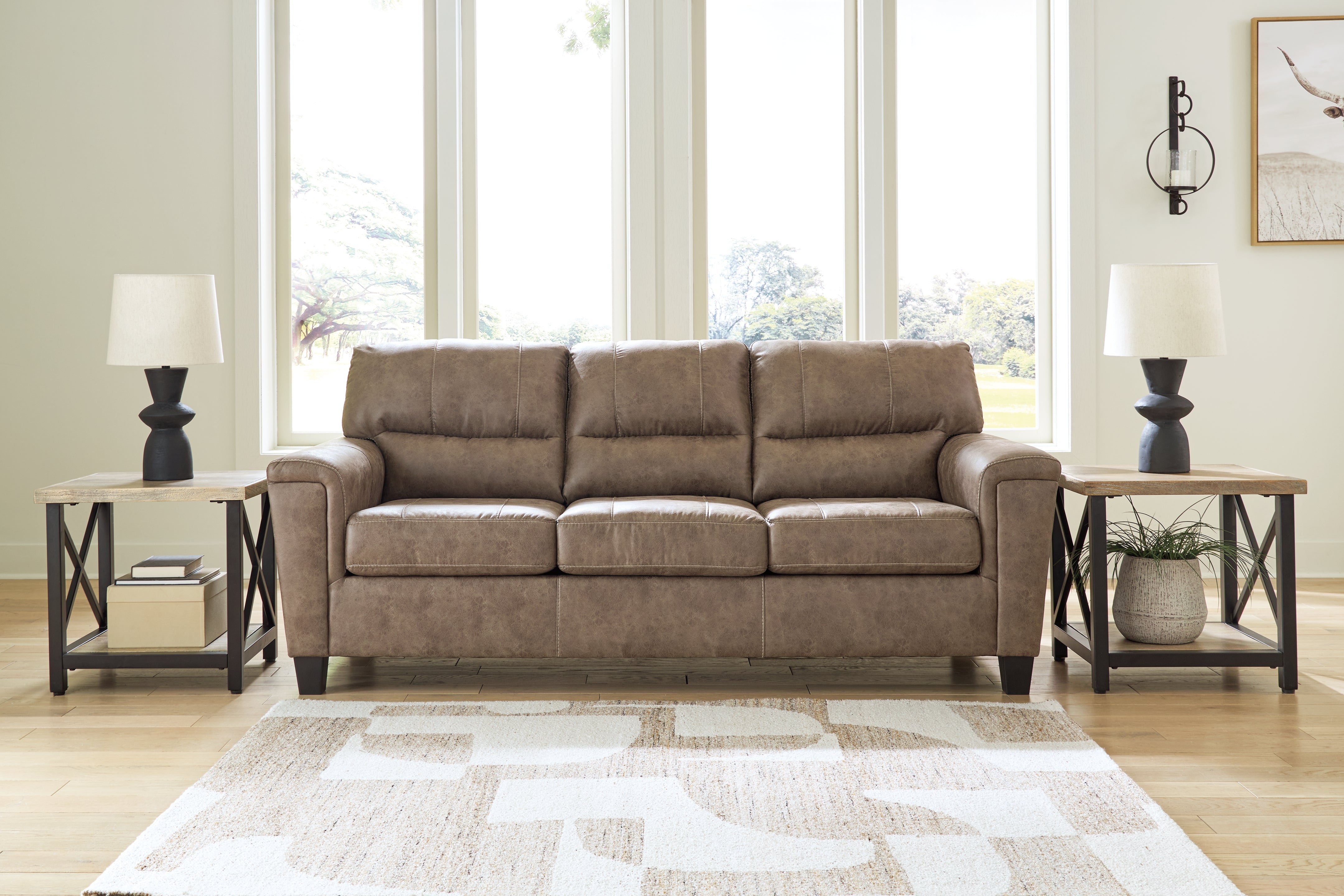 Tampa Furniture Outlet Lutz - Ashley Furniture - Navi Living Room - Sofa / Fossil - 9400438