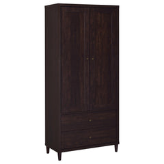Tampa Furniture Outlet - Coaster - Wadeline 2-door Tall Accent Storage Cabinet Rustic Tobacco - 950724