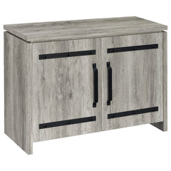 Tampa Furniture Outlet - Coaster - Enoch 2-door Engineered Wood Accent Cabinet Grey Driftwood - 950785