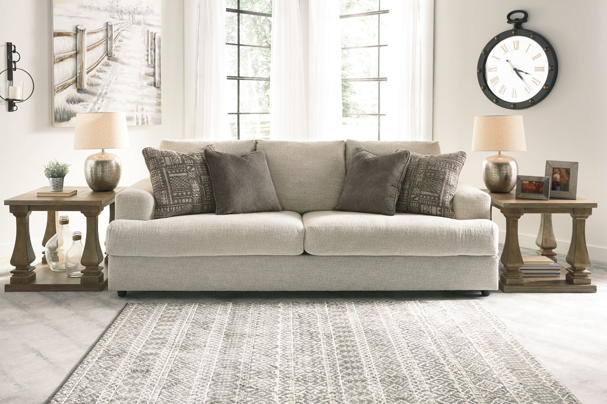 Tampa Furniture Outlet Lutz - Ashley Furniture - Soletren Living Room - Sofa / Stone - 9510438