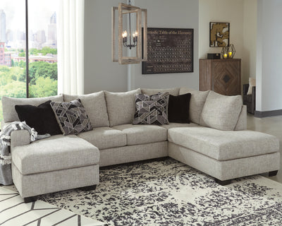 Tampa Furniture Outlet Lutz - Ashley Furniture - Megginson Sectional - LAF 2-Piece Sectional with Chaise / Storm - 96006S1