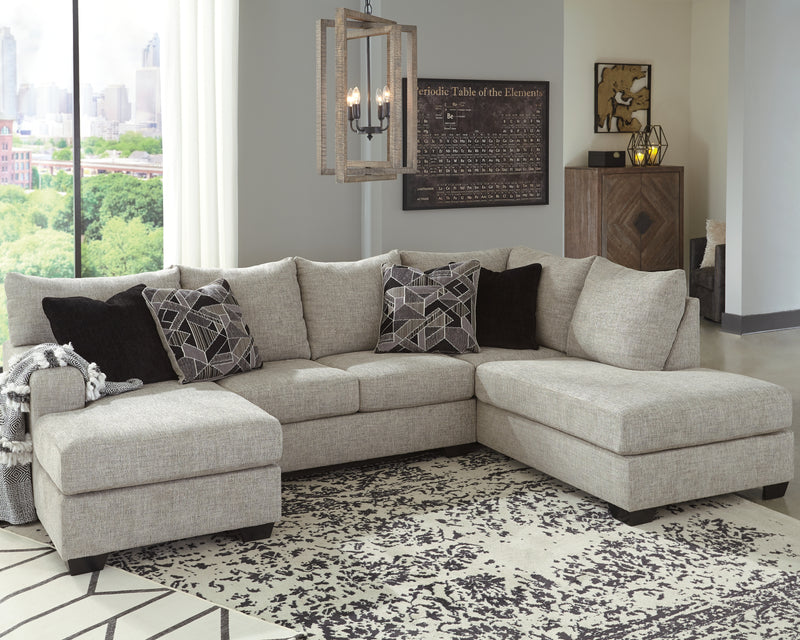 Tampa Furniture Outlet Lutz - Ashley Furniture - Megginson Sectional - LAF 2-Piece Sectional with Chaise / Storm - 96006S1