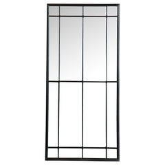 Tampa Furniture Outlet - Coaster - Annetta 24 x 52 Inch Window Pane Wall Mirror Black - 962913