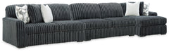 Midnight-Madness 3-Piece Sectional with Chaise
