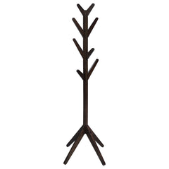 Tampa Furniture Outlet - Coaster - Margaret Solid Wood Coat Rack Clothing Hanger Cappuccino - 983273
