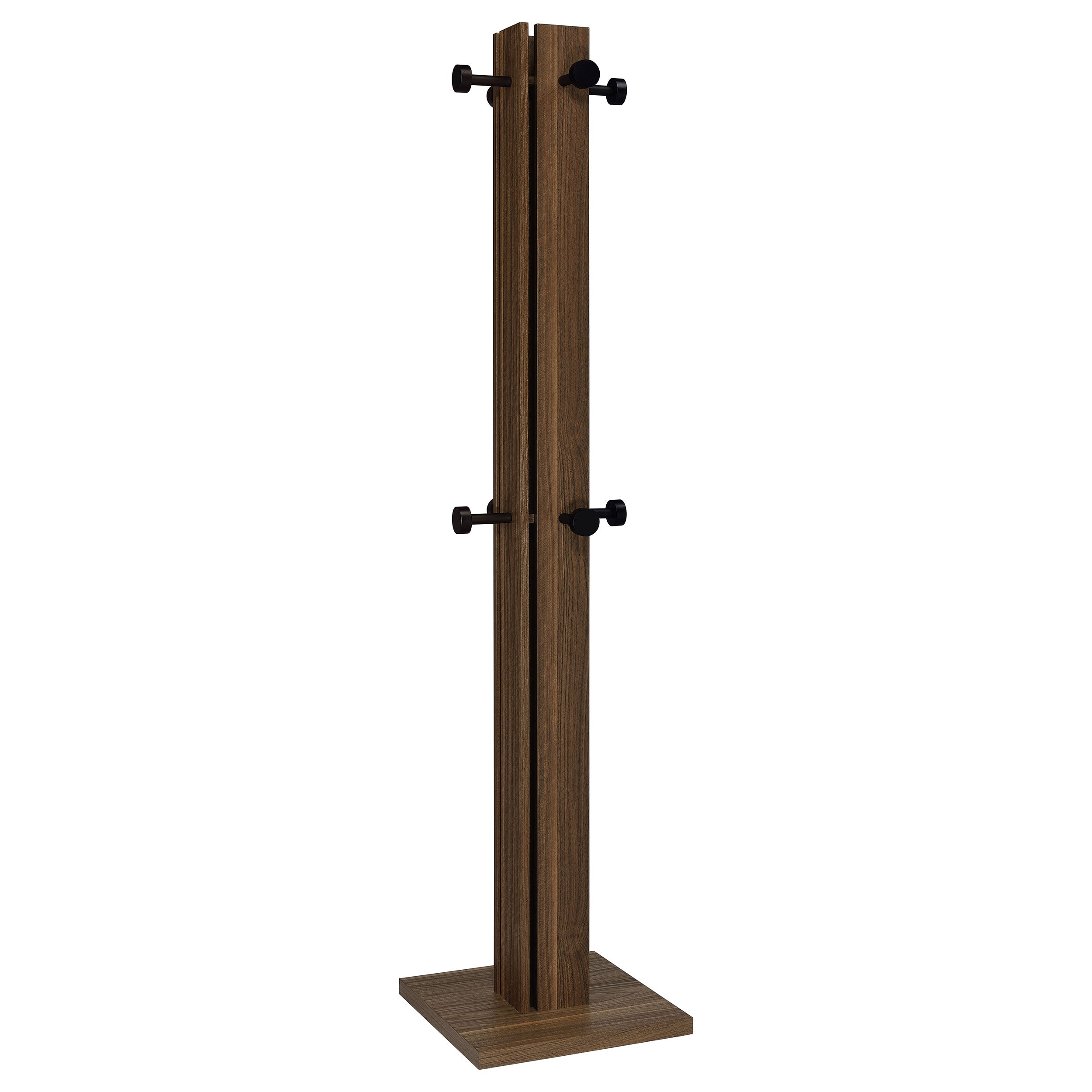Tampa Furniture Outlet - Coaster - Rikkie Engineered Wood Coat Rack Walnut - 983281