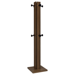 Tampa Furniture Outlet - Coaster - Rikkie Engineered Wood Coat Rack Walnut - 983281
