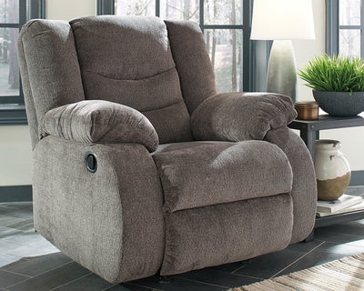 Tampa Furniture Outlet Lutz - Ashley Furniture - Tulen Living Room - Reclining Sofa / Gray - 9860688
