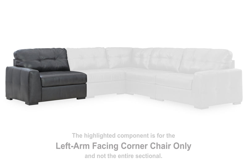 Tampa Furniture Outlet Lutz - Ashley Furniture - Brindley Pier Sectional - LAF Corner Chair / Fog - 9950364