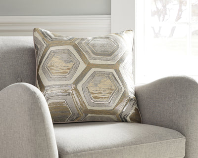 Tampa Furniture Outlet Lutz - Ashley Furniture - Meiling Pillows - Pillow / Metallic - A1000480P