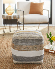 Tampa Furniture Outlet Lutz - Ashley Furniture - Josalind Pouf - Pouf / Multi - A1000935