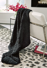 Tampa Furniture Outlet Lutz - Ashley Furniture - Chaddon Throw (Set of 3) - Throw (3/CS) / Black - A1001061