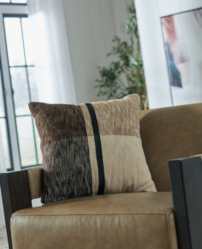 Tampa Furniture Outlet Lutz - Ashley Furniture - Adrielton Pillows - Pillow / Black/Brown/Tan - A1001065P