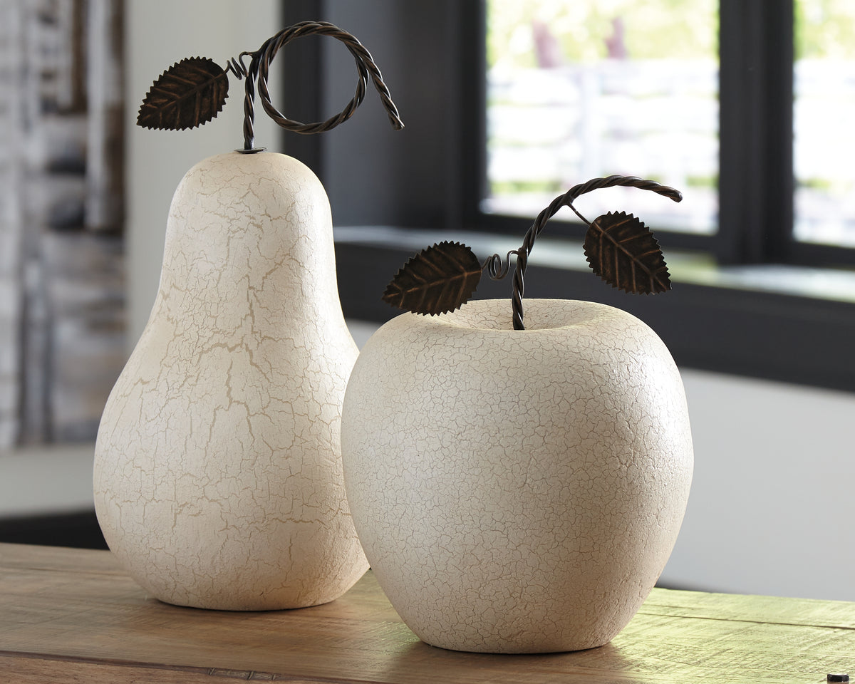 Tampa Furniture Outlet Lutz - Ashley Furniture - Bidelia Sculpture - Sculpture Set (Set of 2) / Antique White - A2000381