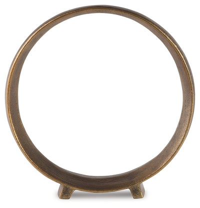 Tampa Furniture Outlet Lutz - Ashley Furniture - Ryandale Sculpture - Sculpture / Antique Brass Finish - A2000499S