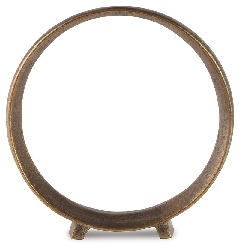 Tampa Furniture Outlet Lutz - Ashley Furniture - Ryandale Sculpture - Sculpture / Antique Brass Finish - A2000499S